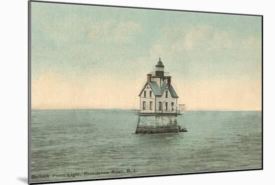 Bullock Point Lighthouse, Rhode Island-null-Mounted Art Print