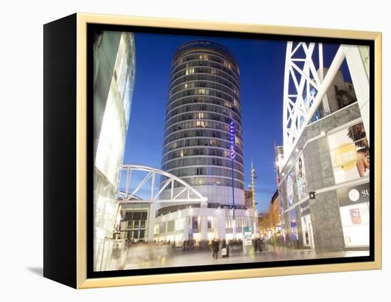 Bullring Shopping Centre at Christmas, City Centre, Birmingham, West Midlands, England, United King-Frank Fell-Framed Premier Image Canvas