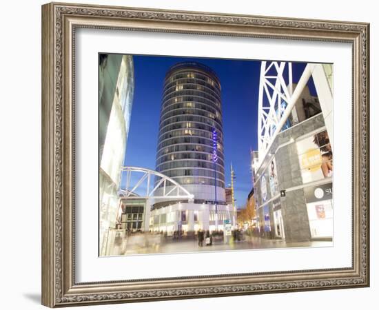 Bullring Shopping Centre at Christmas, City Centre, Birmingham, West Midlands, England, United King-Frank Fell-Framed Photographic Print