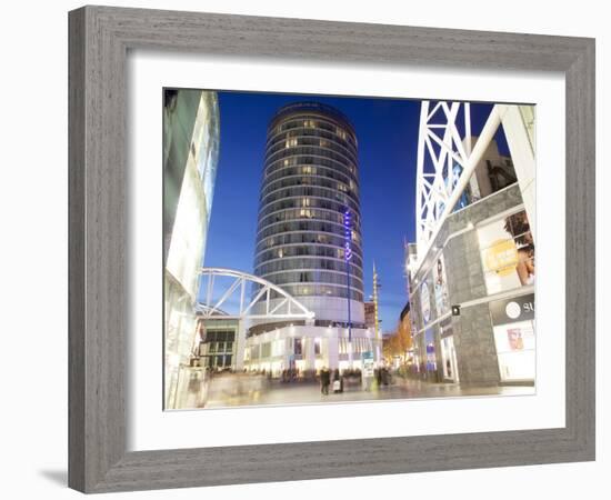 Bullring Shopping Centre at Christmas, City Centre, Birmingham, West Midlands, England, United King-Frank Fell-Framed Photographic Print