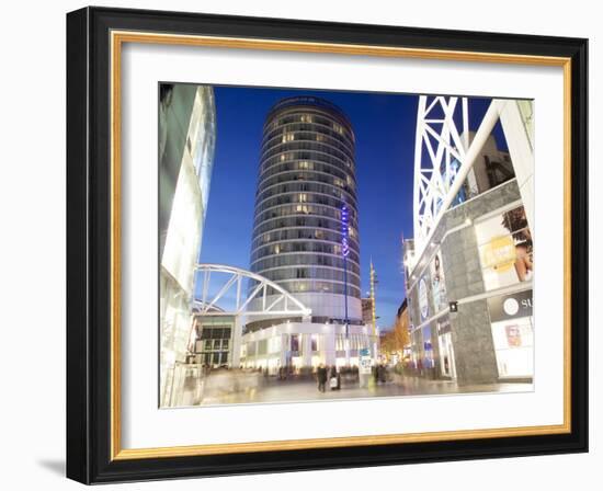 Bullring Shopping Centre at Christmas, City Centre, Birmingham, West Midlands, England, United King-Frank Fell-Framed Photographic Print