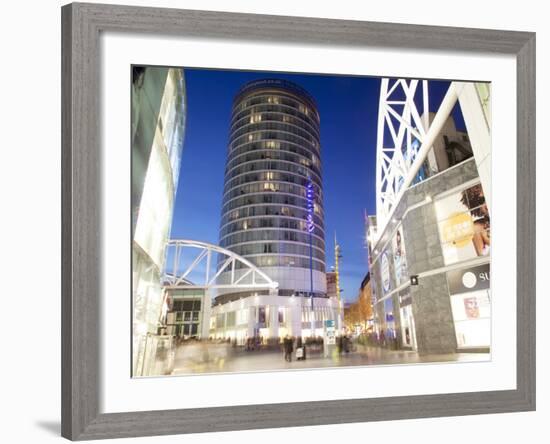 Bullring Shopping Centre at Christmas, City Centre, Birmingham, West Midlands, England, United King-Frank Fell-Framed Photographic Print