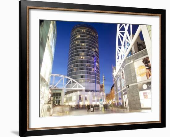 Bullring Shopping Centre at Christmas, City Centre, Birmingham, West Midlands, England, United King-Frank Fell-Framed Photographic Print