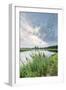Bullrushes on Bank and Still Waters of River Mark, Breda, North Brabant, The Netherlands (Holland)-Mark Doherty-Framed Photographic Print
