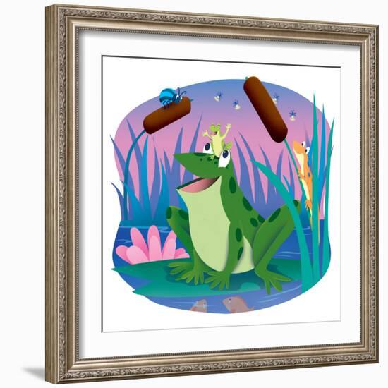 Bully and Peep - Humpty Dumpty-Robin Boyer-Framed Giclee Print