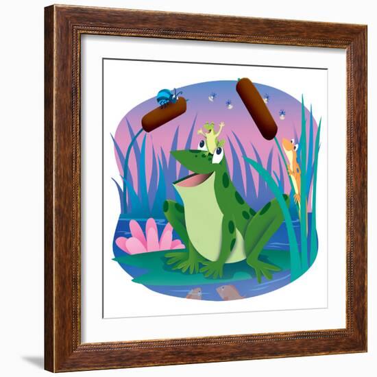 Bully and Peep - Humpty Dumpty-Robin Boyer-Framed Giclee Print