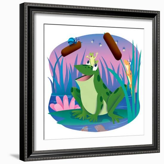 Bully and Peep - Humpty Dumpty-Robin Boyer-Framed Giclee Print