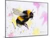 Bumble Bee Watercolor-Sarah Stribbling-Mounted Art Print