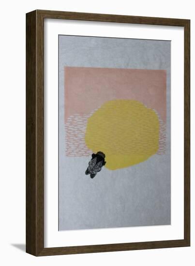 Bumblebee and Sun, 2013-Bella Larsson-Framed Giclee Print