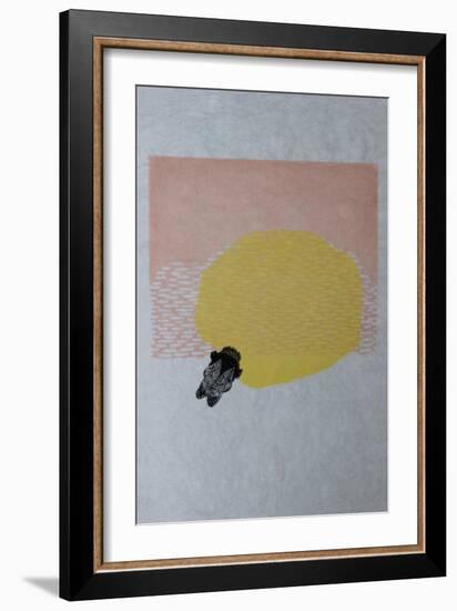 Bumblebee and Sun, 2013-Bella Larsson-Framed Giclee Print