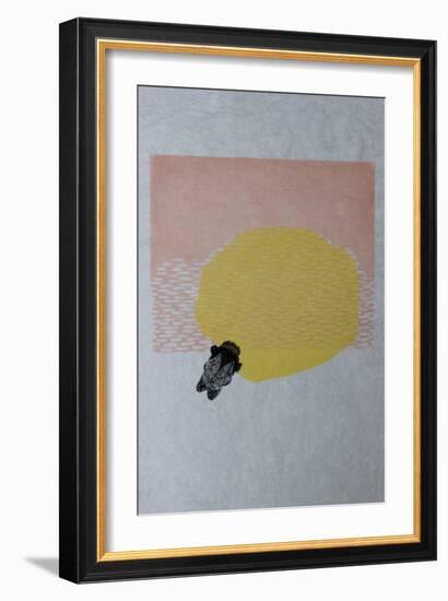 Bumblebee and Sun, 2013-Bella Larsson-Framed Giclee Print