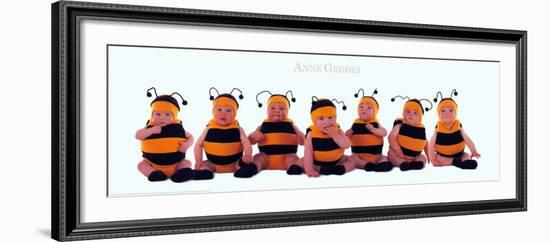 Bumblebee Babies-Anne Geddes-Framed Art Print