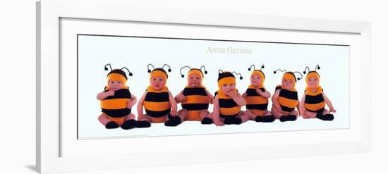 Bumblebee Babies-Anne Geddes-Framed Art Print