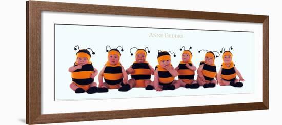 Bumblebee Babies-Anne Geddes-Framed Art Print