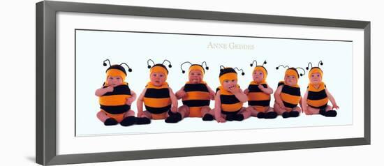 Bumblebee Babies-Anne Geddes-Framed Art Print