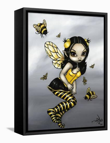 Bumblebee Fairy-Jasmine Becket-Griffith-Framed Stretched Canvas
