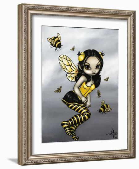 Bumblebee Fairy-Jasmine Becket-Griffith-Framed Art Print