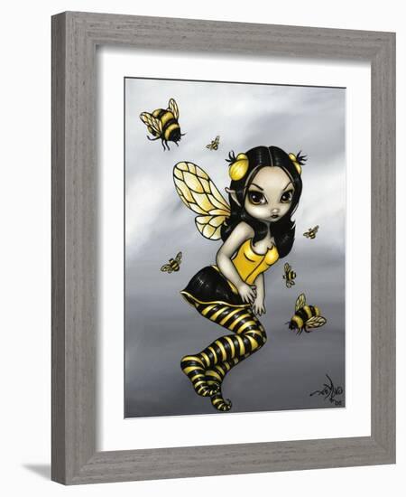 Bumblebee Fairy-Jasmine Becket-Griffith-Framed Art Print