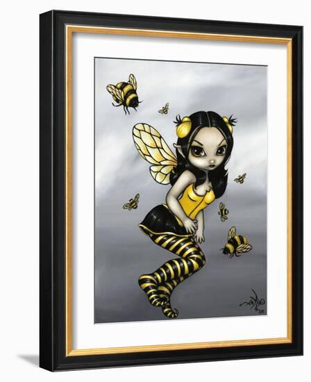 Bumblebee Fairy-Jasmine Becket-Griffith-Framed Art Print
