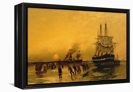 Bump Into, 1876-Fritz Thaulow-Framed Premier Image Canvas