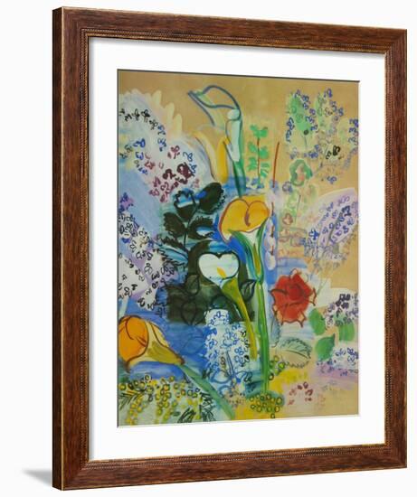 Bunch of Arum-Raoul Dufy-Framed Art Print