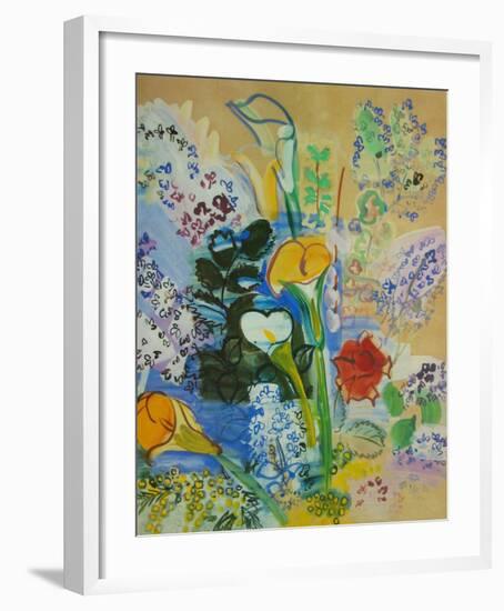 Bunch of Arum-Raoul Dufy-Framed Art Print