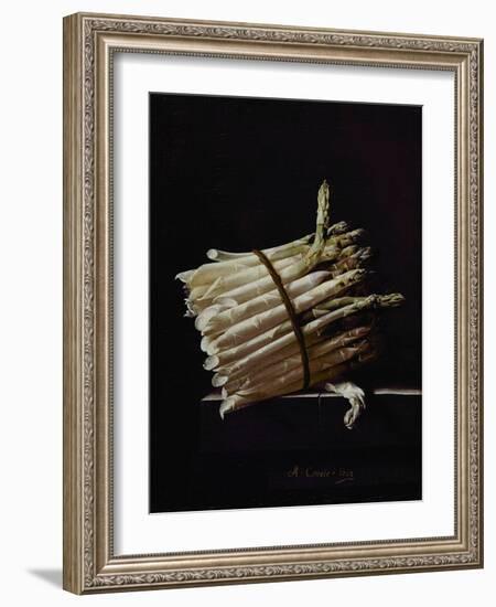 Bunch of Asparagus, 1703-Adrian Coorte-Framed Giclee Print