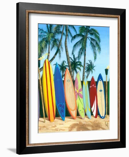 Bunch of Boards-Scott Westmoreland-Framed Art Print