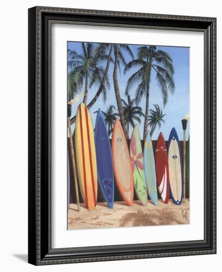 Bunch of Boards-Scott Westmoreland-Framed Art Print