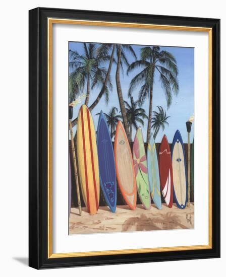 Bunch of Boards-Scott Westmoreland-Framed Art Print