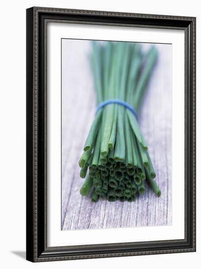 Bunch of Chives-Maxine Adcock-Framed Photographic Print