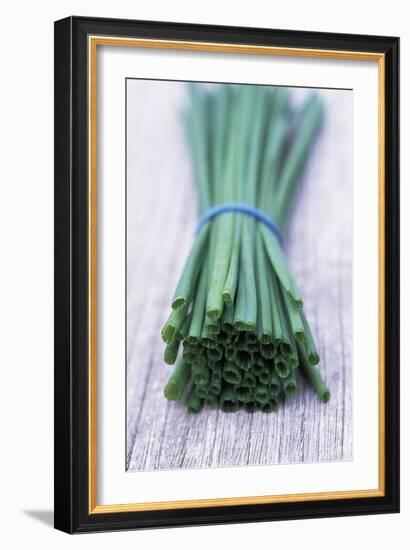 Bunch of Chives-Maxine Adcock-Framed Photographic Print