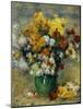 Bunch of Chrysanthemums-Pierre-Auguste Renoir-Mounted Art Print