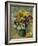 Bunch of Chrysanthemums-Pierre-Auguste Renoir-Framed Art Print