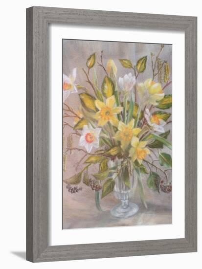 Bunch of daffodils, 2000-Margo Starkey-Framed Giclee Print