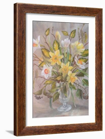 Bunch of daffodils, 2000-Margo Starkey-Framed Giclee Print