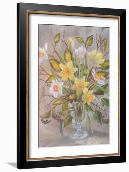 Bunch of daffodils, 2000-Margo Starkey-Framed Giclee Print