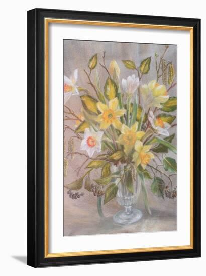 Bunch of daffodils, 2000-Margo Starkey-Framed Giclee Print