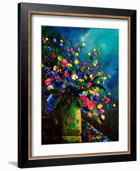 Bunch of Flowers 0807-Pol Ledent-Framed Art Print