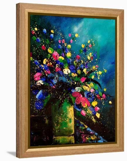 Bunch of Flowers 0807-Pol Ledent-Framed Stretched Canvas