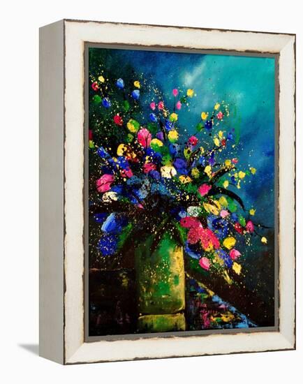 Bunch of Flowers 0807-Pol Ledent-Framed Stretched Canvas