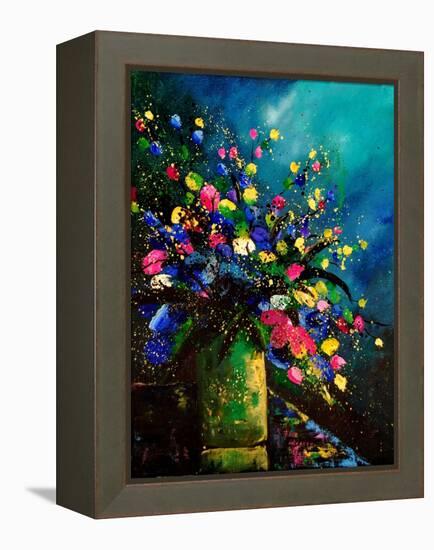 Bunch of Flowers 0807-Pol Ledent-Framed Stretched Canvas