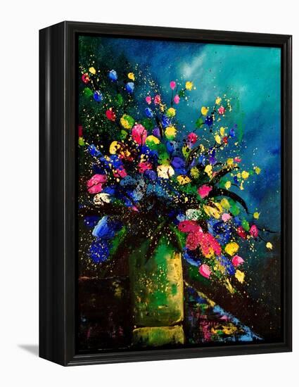 Bunch of Flowers 0807-Pol Ledent-Framed Stretched Canvas