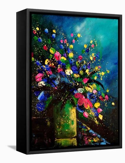 Bunch of Flowers 0807-Pol Ledent-Framed Stretched Canvas