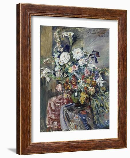 Bunch of Flowers, 1912-Lovis Corinth-Framed Giclee Print