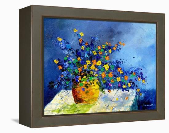 bunch of flowers-Pol Ledent-Framed Stretched Canvas