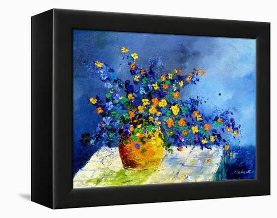 bunch of flowers-Pol Ledent-Framed Stretched Canvas