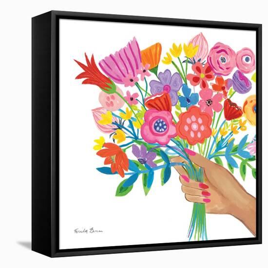 Bunch of Flowers-Farida Zaman-Framed Stretched Canvas