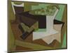 Bunch of Grapes and a Pear; Grappe De Raisin Et Poire, 1920 (Oil on Canvas)-Juan Gris-Mounted Giclee Print