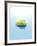 Bunch of Grapes Floating on Water-null-Framed Photographic Print